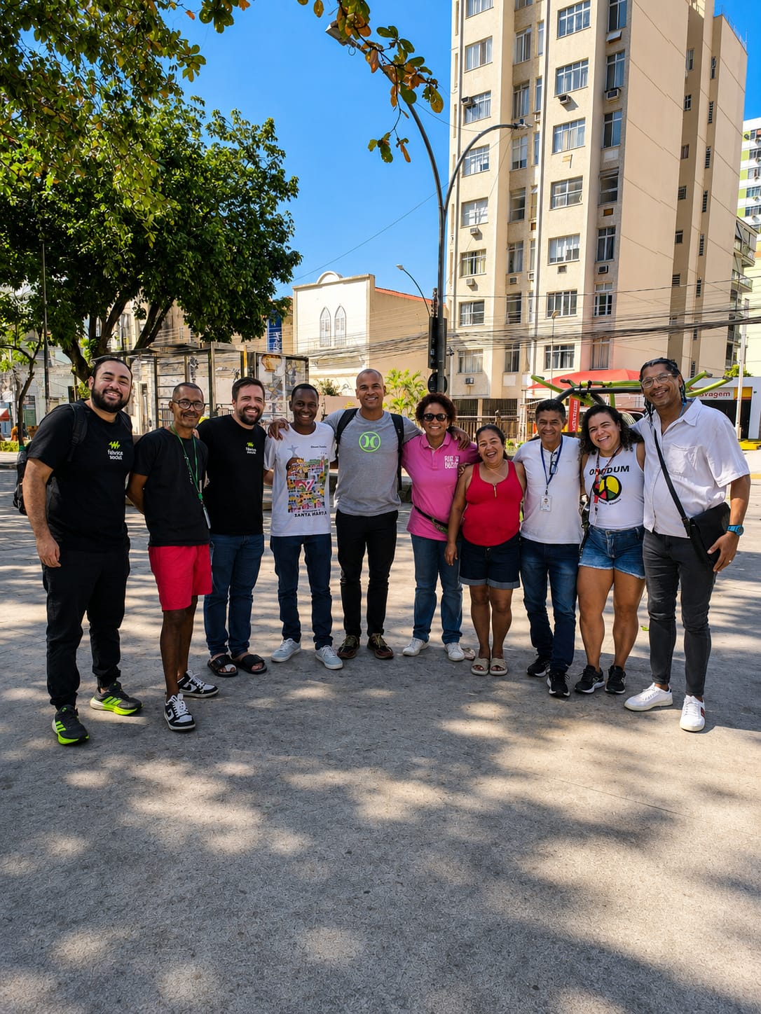 Grupo de lideranças comunitárias do Territórios LAB Social